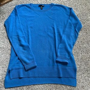 Aqua cashmere sweater